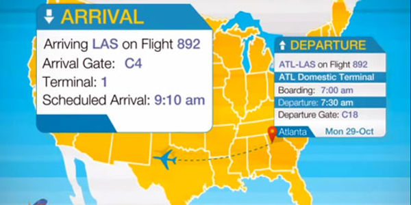 Southwest Airlines demos video versions of flight confirmation e-mails