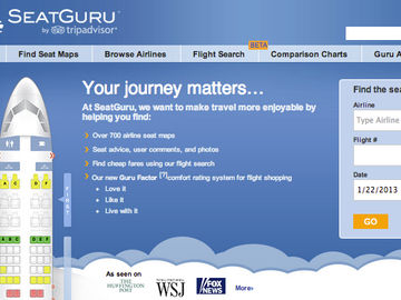 Meta search rules: SeatGuru relaunches with flight planning tools, revamped look