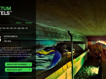 Faktum - you will have never seen a hotel website like this before