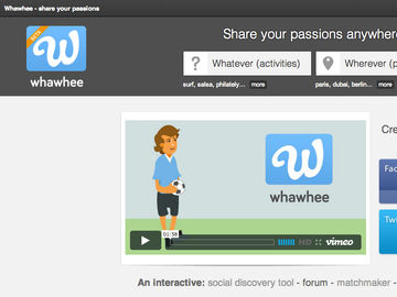 Woohoo: Whawhee brings together those with similar passions in the real world
