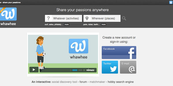Woohoo: Whawhee brings together those with similar passions in the real world