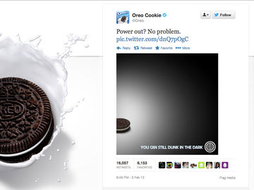  alt="What travel can learn from American cookie brand Oreo's best tweet ever"  title="What travel can learn from American cookie brand Oreo's best tweet ever" 