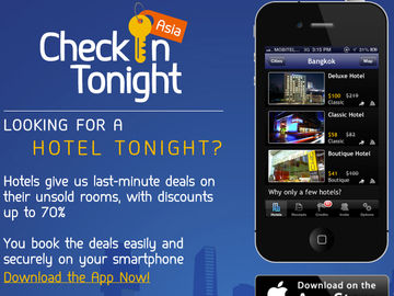 CheckInTonight, Asia's first mobile-only booking app for same day accommodation