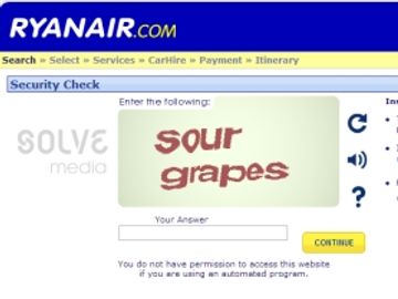 Ryanair abandons Captcha online security for simpler, more friendly system