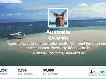Recaptured: Tourism Australia steps into @Australia