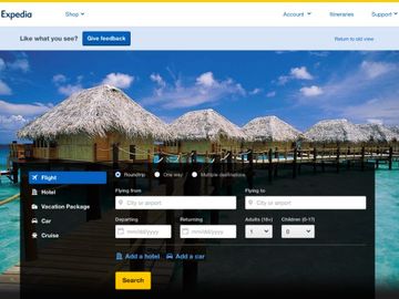 Expedia quietly starts testing new website designs - hello big images!