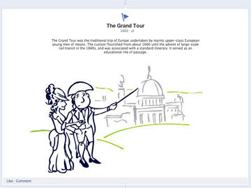 Unleash the Timeline: Creative use of Facebook brings home the history of travel