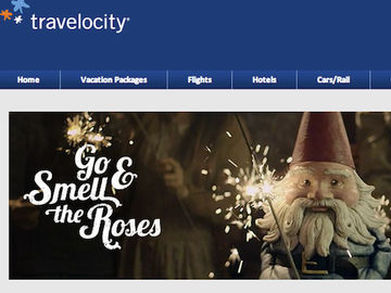 Go & Smell The Roses, says Travelocity's Roaming Gnome