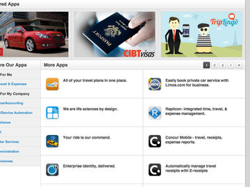 Business opportunity: Concur launches branded app center