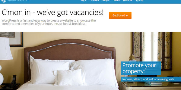 Wordpress is nipping at your vertical: Restaurants, weddings, and now hotels
