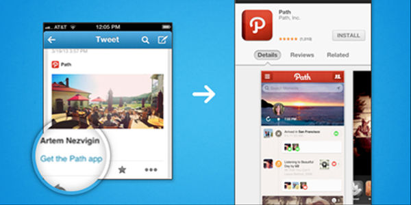 Twitter enables mobile app deep-linking, helping e-commerce