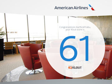 American Airlines allows certain Klout users to enjoy free lounge service