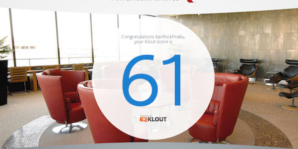 American Airlines allows certain Klout users to enjoy free lounge service