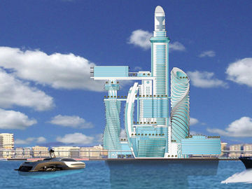 Space drops down to Earth on man-made Barcelona Island