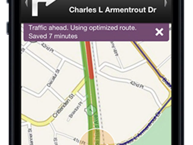 MapQuest releases place sharing and traffic rerouting to mobile product