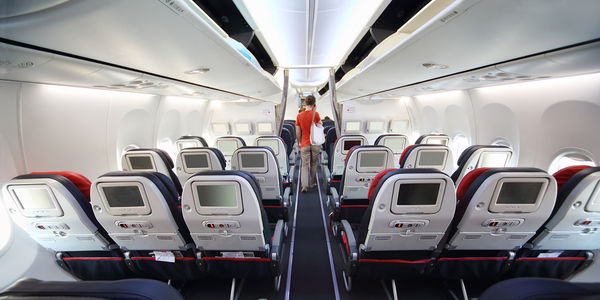 Whoops! How did that electronic device stay on during takeoff?