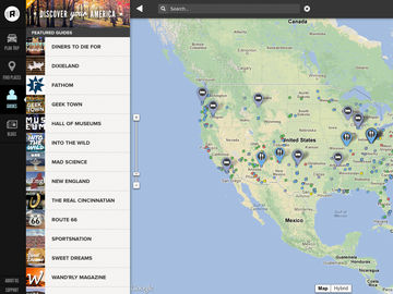 American road trips get organized with slick, searchable UX