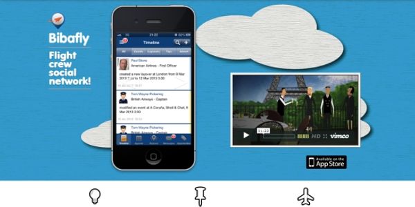 Bibafly connects cabin crew members for down-time ideas
