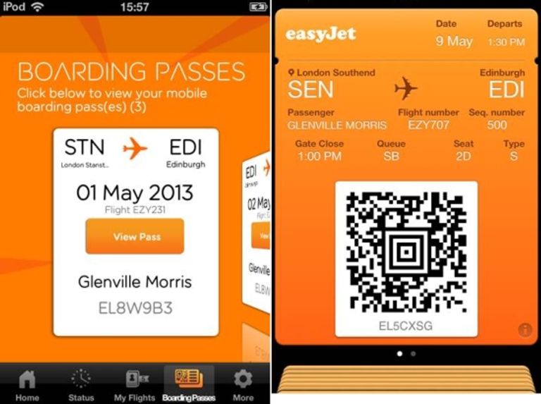 EasyJet Mobile Boarding Pass Trial Includes Passbook Integration 