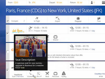 IATA simulates what travel agents would see with the NDC [SCREENSHOTS]