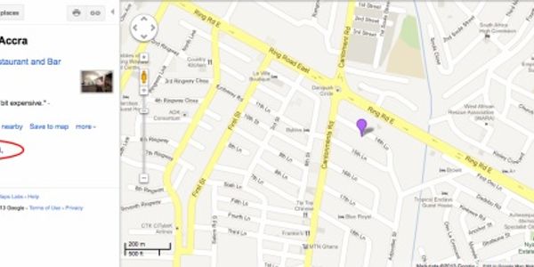 What happens on Google Maps in a Plus/Frommers/Zagat notspot?