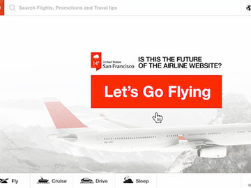 The airline website of the future - A concept design [VIDEO]
