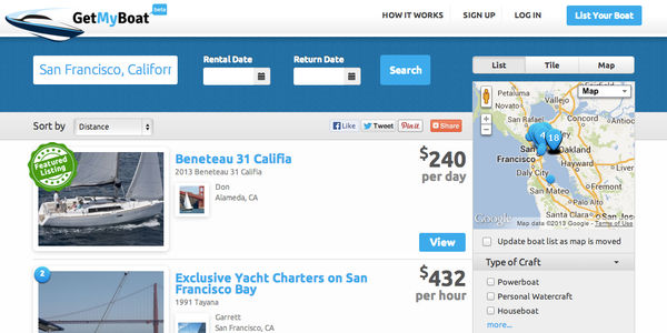 GetMyBoat brings collaborative consumption to waterfronts worldwide