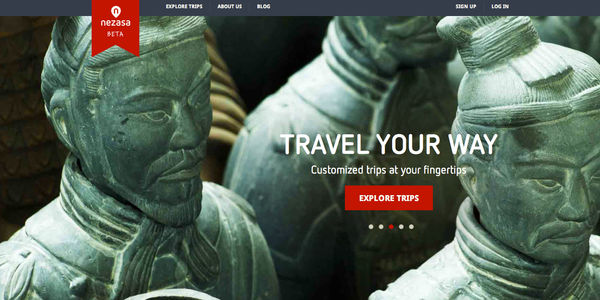 Nezasa promises a novel travel booking engine, packaged with passion
