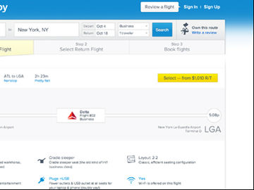 Update on Routehappy's innovation in flight meta search