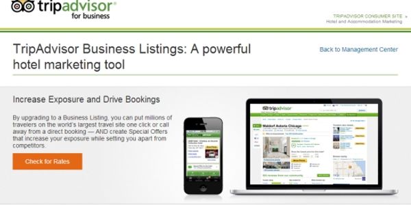 TripAdvisor raising the game for Business Listings with rates, availability and booking service