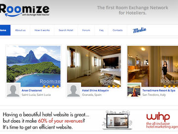 Roomize, a social network for hoteliers to exchange rooms for free