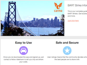 How a car ride sharing company took advantage of a public transport strike