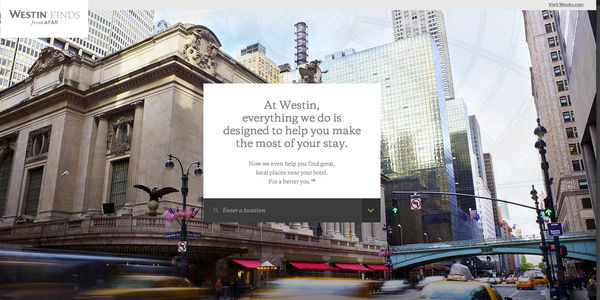 Westin Hotels links up with AFAR in content partnership