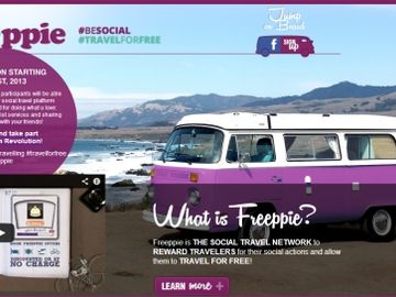Freeppie creates a twist on social travel by rewarding travelers for shares