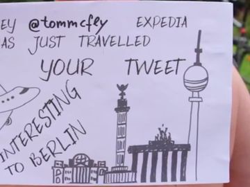 Expedia campaign to make Twitter more interesting