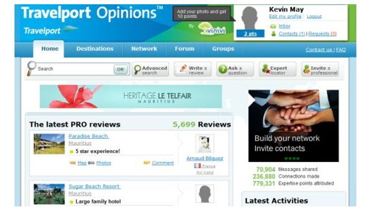 Travelport says goodbye to Opinions travel review system for agents