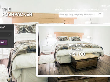 Startup pitch: Poshpacker defines a niche with affordable, design-minded accommodations
