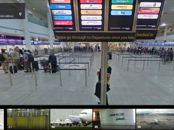 Gatwick Airport has a claim to fame - largest use of Google Indoor Streetview