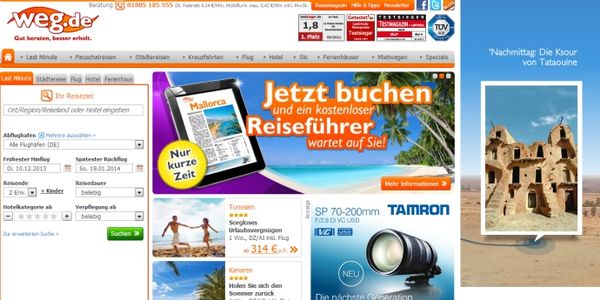 Online travel in Europe hotting up as TV group snaps up Weg