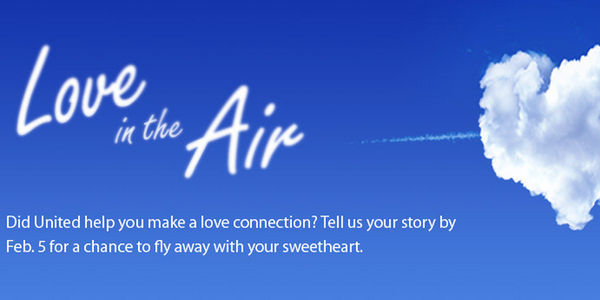 United aggressively markets Valentine's Day across social platforms