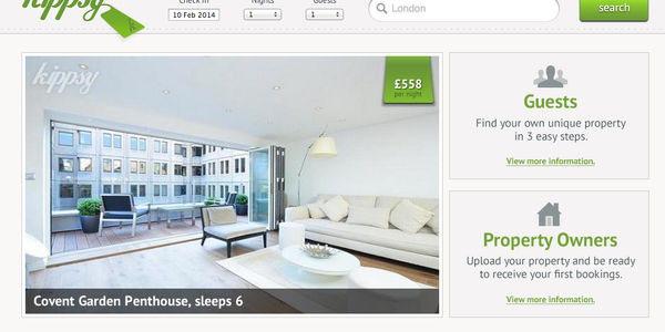 Startup pitch: Kippsy curates vacation rental properties in the UK, starting with London