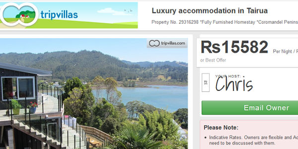 Rental service TripVillas raises $500,000, plots US expansion