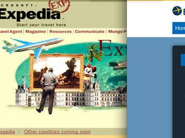 How Expedia's homepage design evolved to today's full revamp