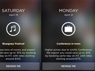 To encourage planned spontaneity, HotelTonight adds citywide rate forecasts
