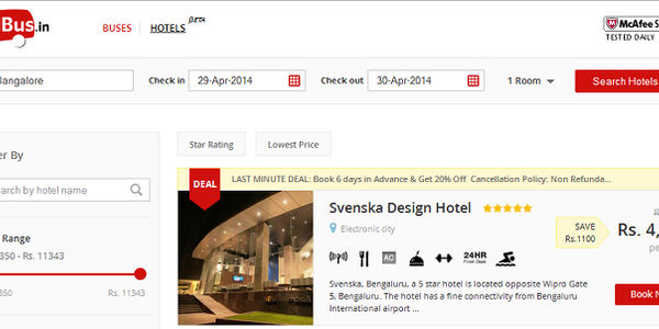 Indian online travel evolves - redBus launches hotels, JustDial tries bus booking