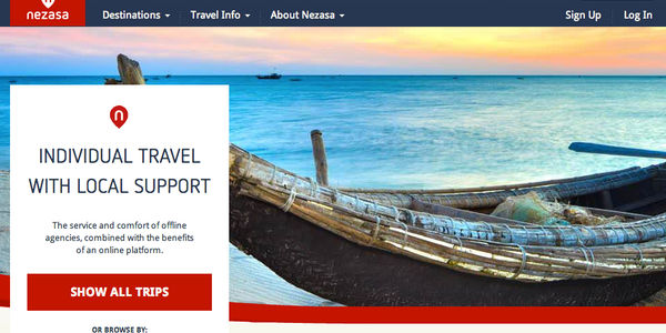 Trip planner for independent travelers Nezasa announces financing