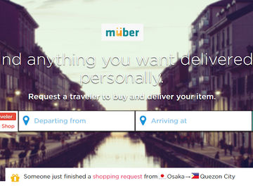 Startup pitch: Muber wants to turn travellers into personal Amazon Marketplaces