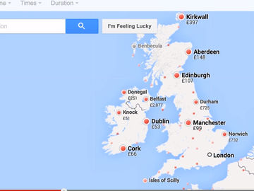 Google Flight Search increases interactivity with visual airfare mapping