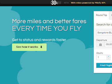 Startup pitch: 30K helps travellers earn more miles when they book a flight