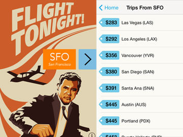 The Flight Tonight app aims to bring spontaneity to the masses